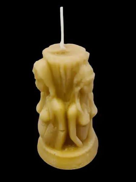 Bienenwachskerze