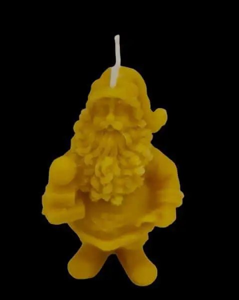 Bienenwachskerze Weihnachtsmann