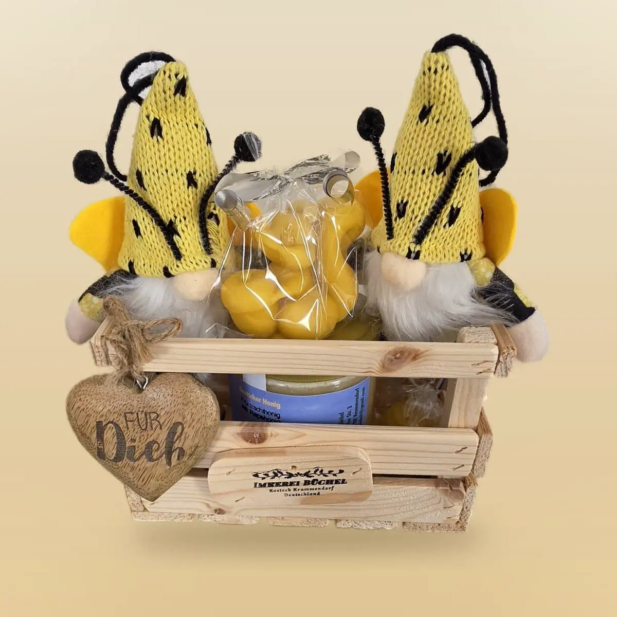 Bienen-Duo „Frühtracht“ – Honig-Geschenkkiste