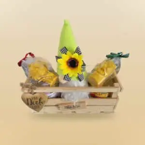 Wichtel-Kiste Blüte & Spätsommer – handgemachte Honig-Geschenkkiste der Imkerei Büchel Rostock